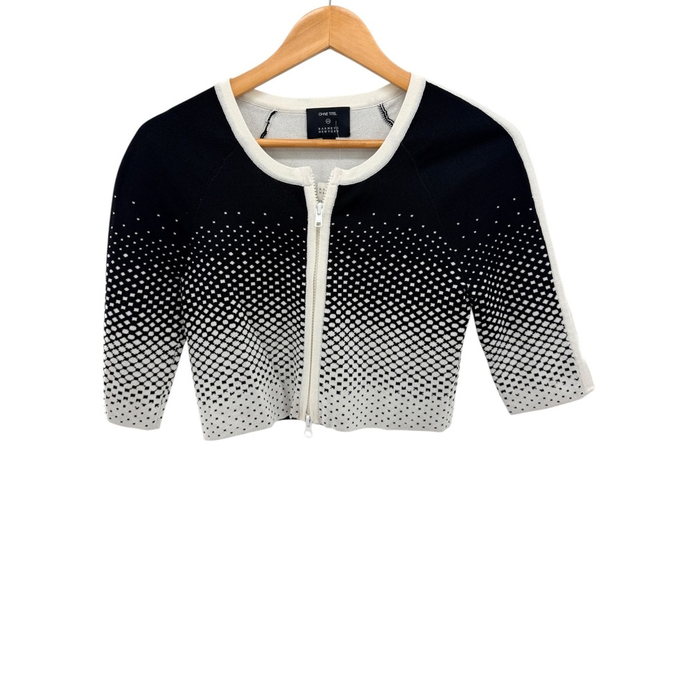 Ohne Titel Barneys New York Crop Jacket M Indie Sleaze Whimsigoth Ombre Knit